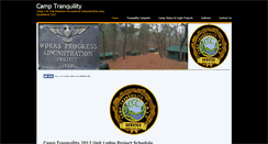 Desktop Screenshot of camptranquility.net